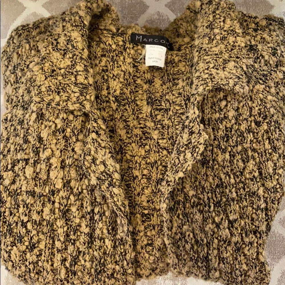 ~Marco G.~ Vintage Brown Extra Long Sweater Coat